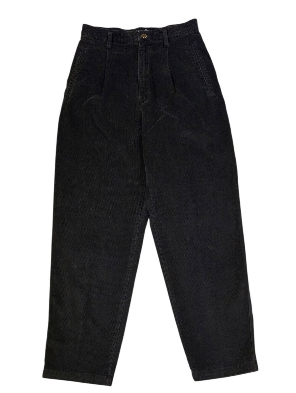 Vintage 90s Lizwear High-Waisted Pleated Corduroy Trousers